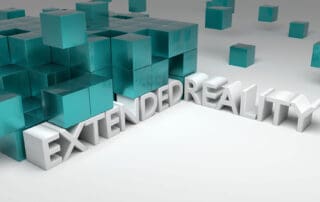 3D illustration of Extended Reality