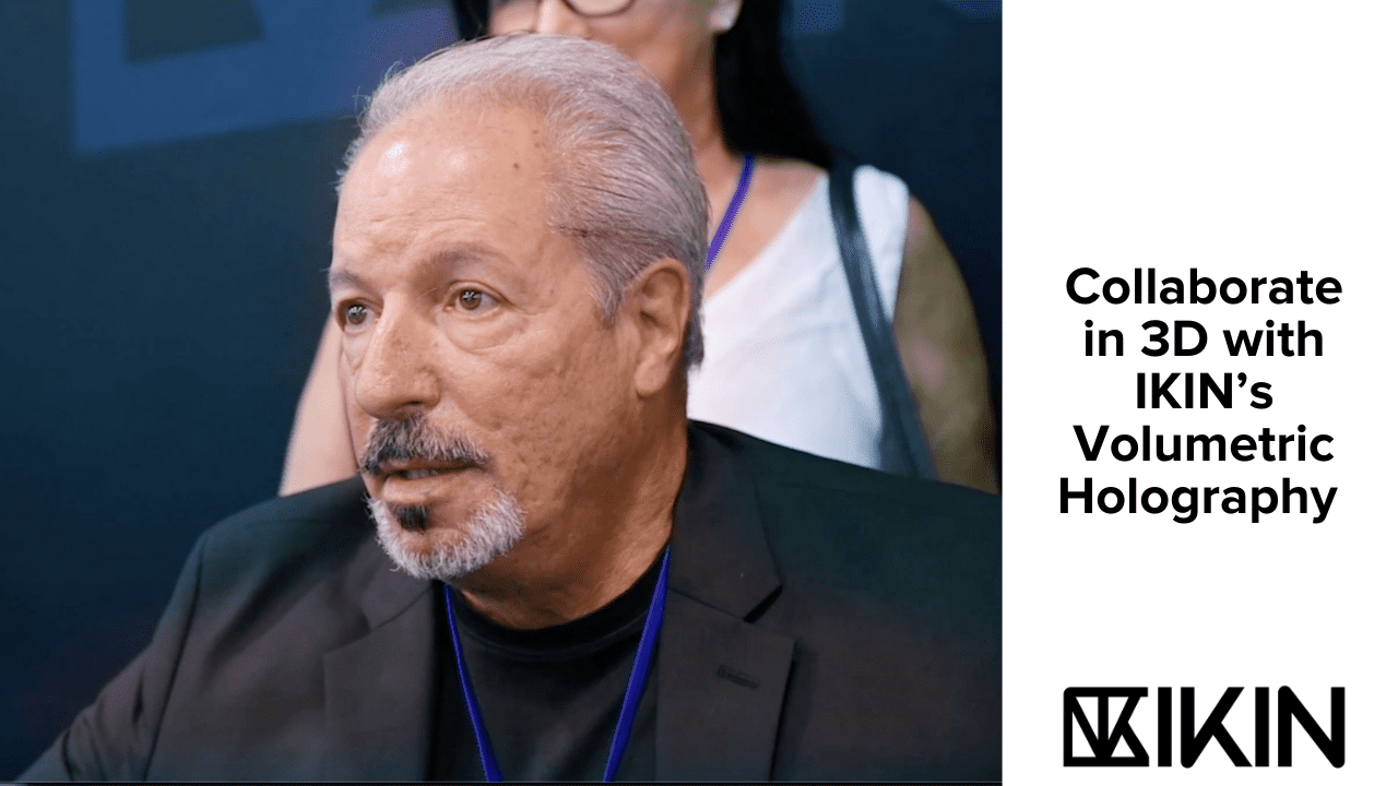 Man viewing IKIN ARC device