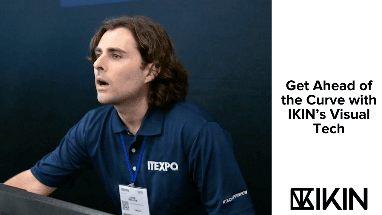 Man experiencing IKIN ARC visual technology