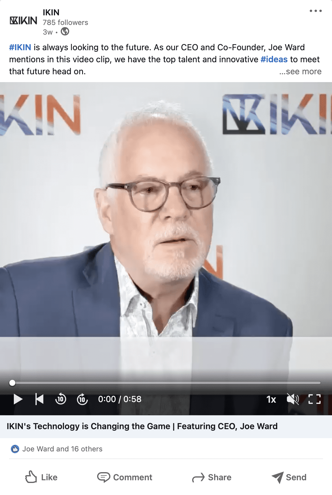 Joe Ward speaking in interview at ITEXPO 2021