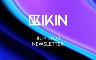 July 2022 Newsletter text over colorful background