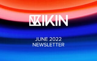 June 2022 Newsletter text over colorful background