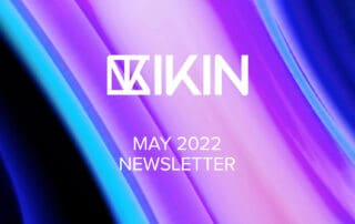 May 2022 Newsletter text over colorful background