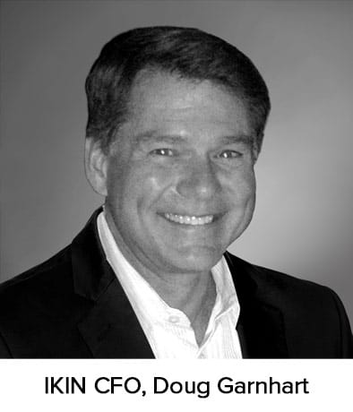 IKIN CFO, Doug Garnhart